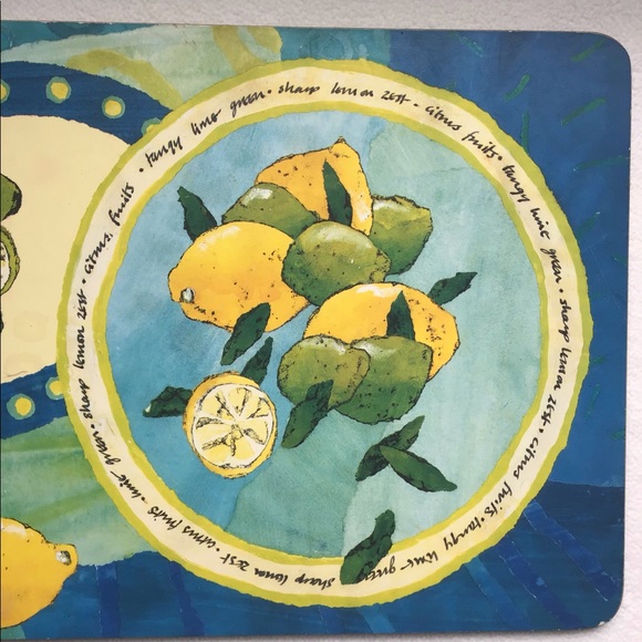 🍋Lemon and Lime Cork Table Mats - Picture 3 of 8